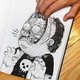 Illustration for article titled Fun illustrations of a cartoon fighting his creator